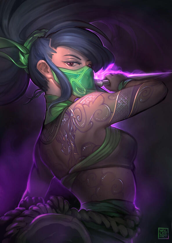 Fanart: Akali (League of Legends)
